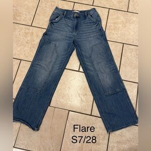 SO GOOD FOR LIFE Wide Leg Denim Jeans.  7/28 W
